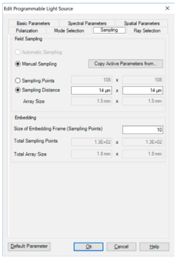 如何在VirtualLab Fusion中使用可编程光源及示例（高斯光束）的图6
