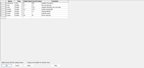 FRED案例展示：部分相干光的应用--天文光干涉仪的图3