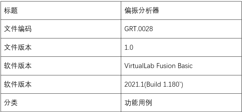 VirtualLab偏振分析器的图19