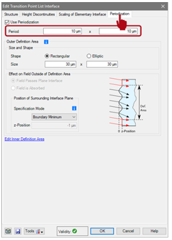 使用界面配置光栅结构的图16