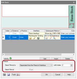 使用界面配置光栅结构的图9