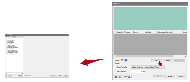 使用界面配置光栅结构的图5