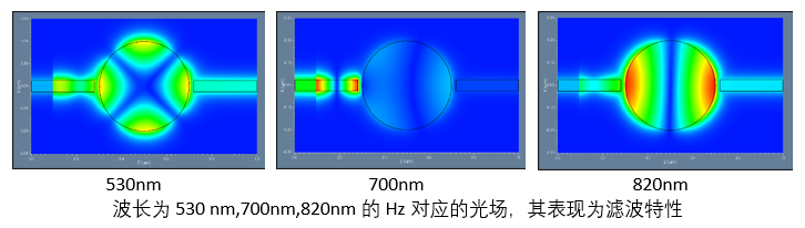 OptiFDTD應用：納米盤型諧振腔等離子體波導濾波器的圖5