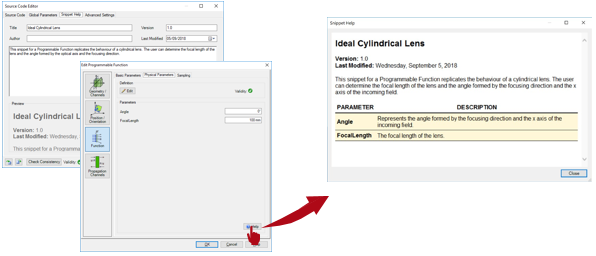 VirtualLab Fusion如何使用可編程函數及示例（柱面透鏡）的圖12