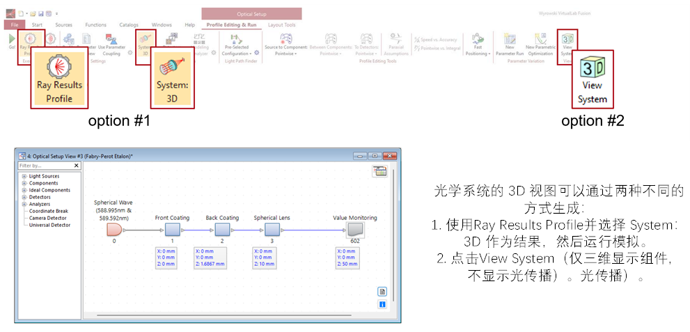 VirtualLab：光学系统的3D可视化的图2