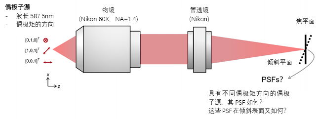 高NA显微镜系统分析偶极子源的PSF的图2