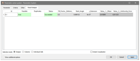 VirtualLab Fusion中運(yùn)用optiSLang進(jìn)行光柵優(yōu)化的圖17