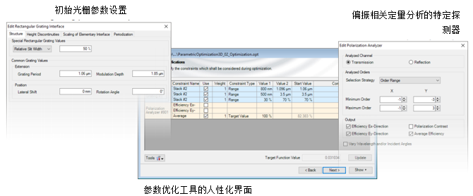 VirtualLab Fusion高衍射效率的偏振无关透射光栅的分析与设计的图14