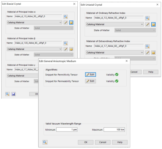 VirtualLab Fusion中的光学各向异性介质的图3