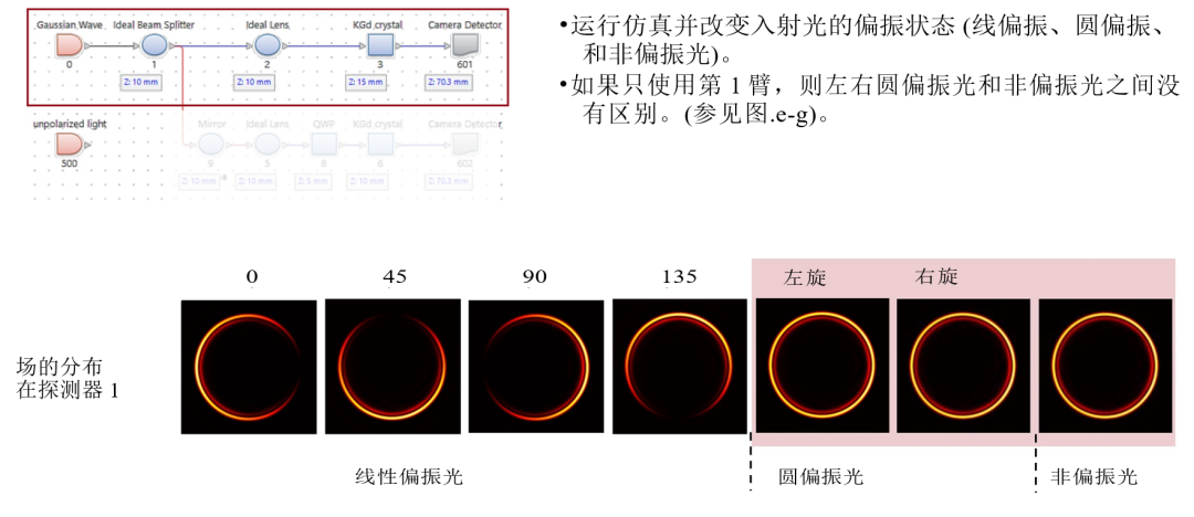 圓錐折射作為偏振計量工具的模擬的圖5