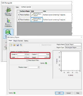 VirtualLab Fusion表面和光柵區域的通道配置的圖13