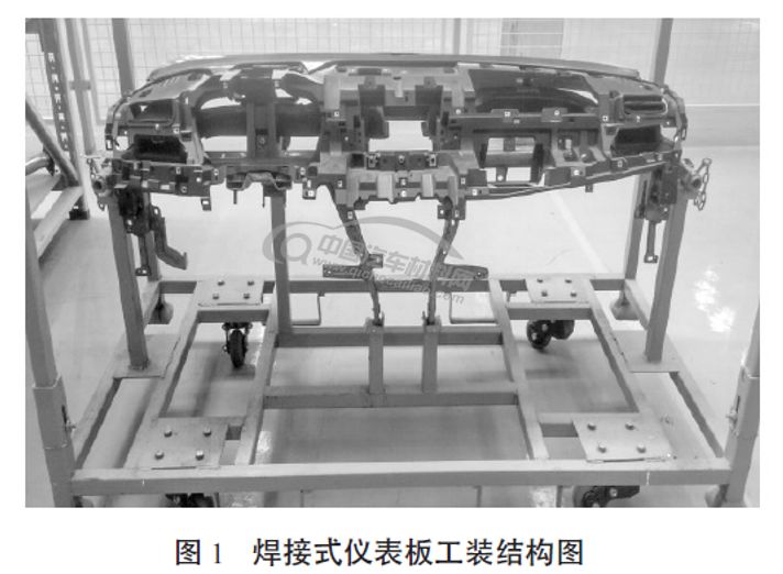 一種汽車內外飾產品柔性試驗工裝設計的圖1