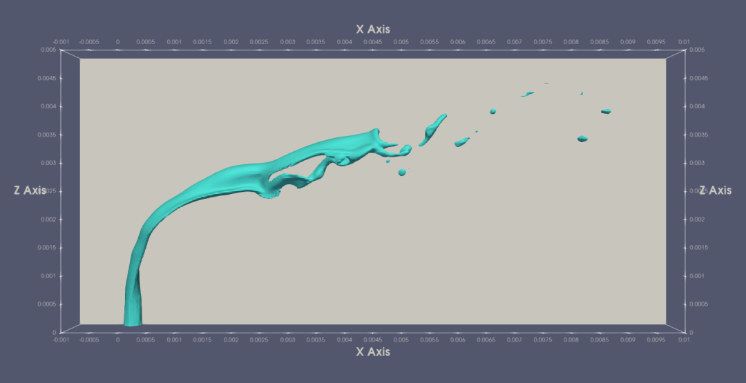 CFDPro航空发动机的横向射流雾化模拟的图14