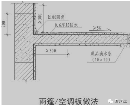 外墙防渗漏如何做？优秀节点图收藏学习！的图8