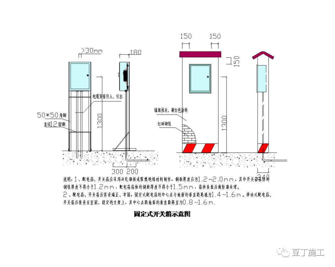 一篇文章搞定临电安全规范和现场隐患图例的图49