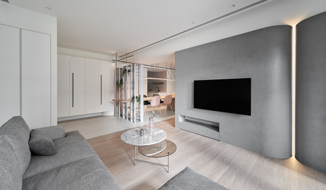 装修 灵感 | 89㎡现代风格，灰白搭配轻松大气