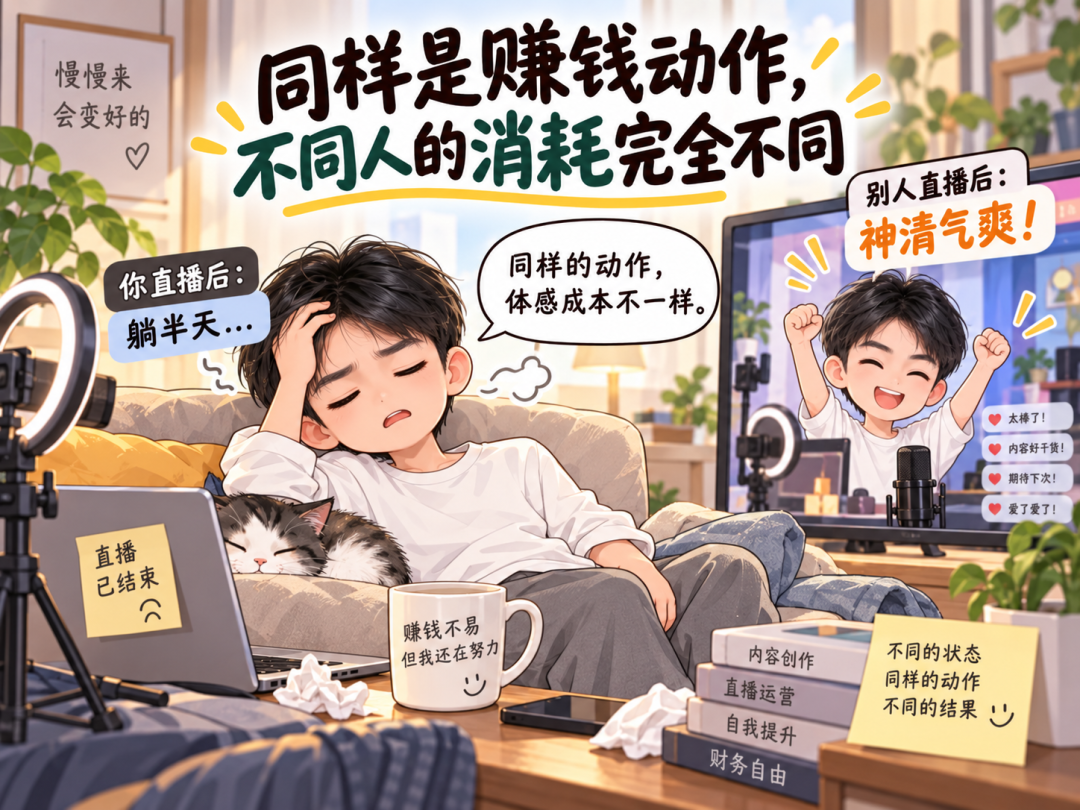 不想逼自己也能赚钱 找到适合性格的轻资产项目与长期做法