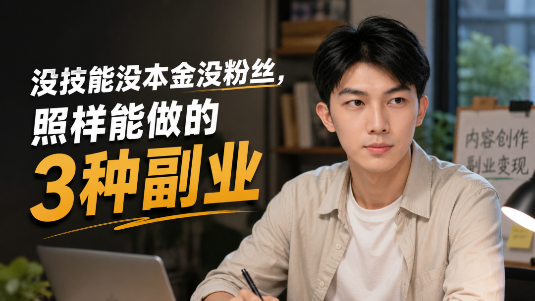 零基础无本金无粉丝可做的3种副业方向 信息差服务代做帮搞流量