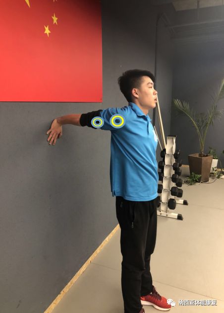 三角肌前束的拉伸