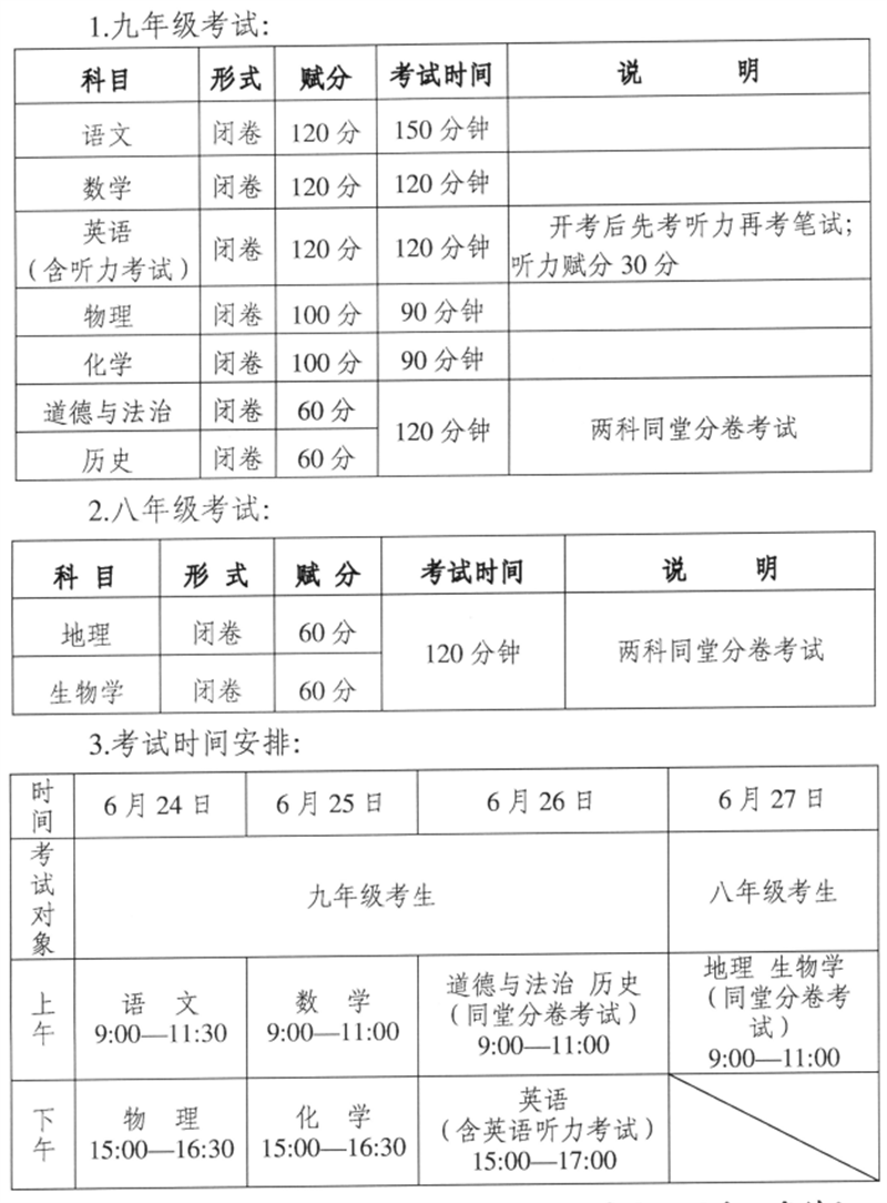 百色市2024年中考