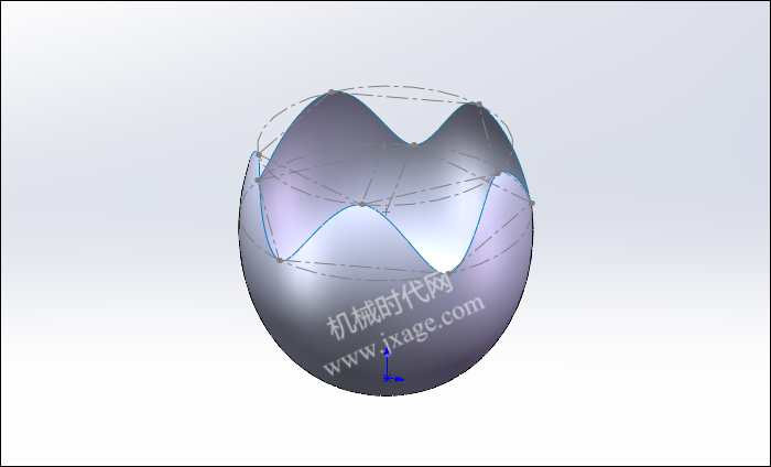 用SolidWorks建模一个剥壳的鸡蛋的图10