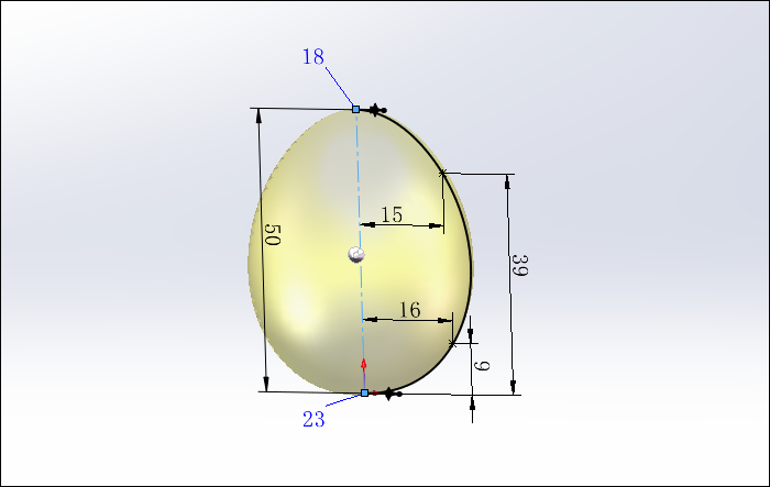 用SolidWorks建模一个剥壳的鸡蛋的图3