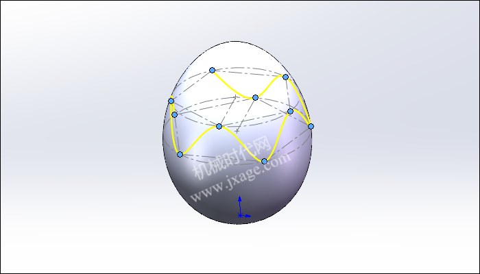 用SolidWorks建模一个剥壳的鸡蛋的图8
