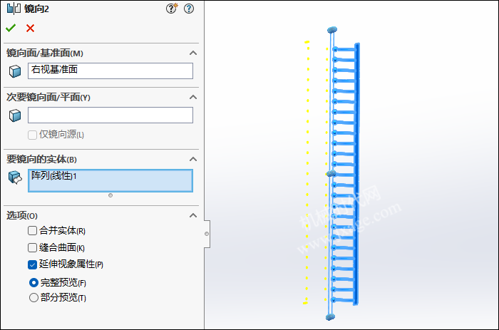 SolidWorks建模练习(51):DNA结构的图10