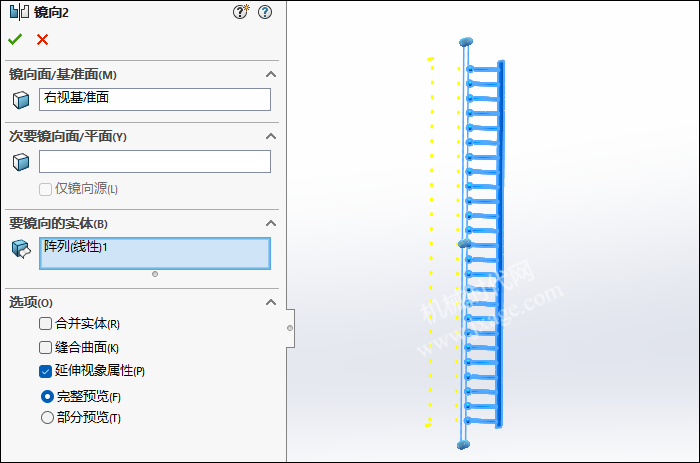 SolidWorks建模练习（51）：DNA结构的图10