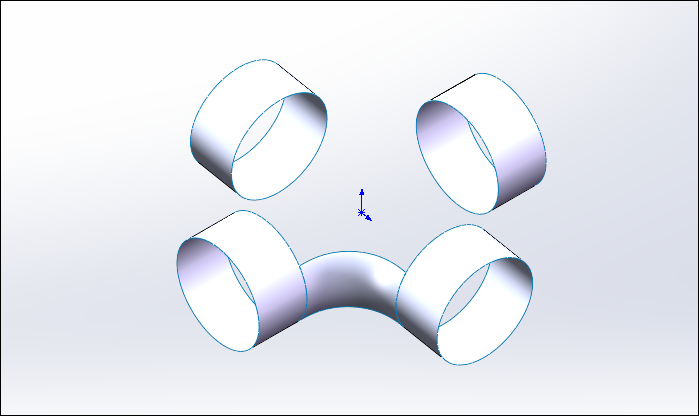 SolidWorks创建四通管,能否成功在于草绘的细节!的图9
