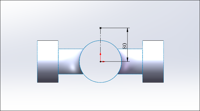 SolidWorks创建四通管,能否成功在于草绘的细节!的图13