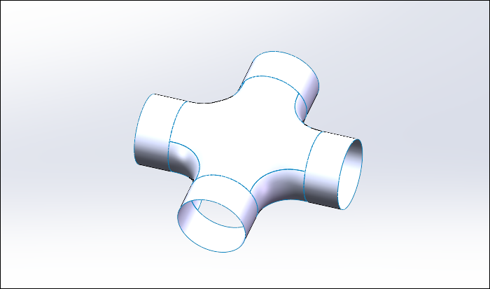 SolidWorks创建四通管,能否成功在于草绘的细节!的图15