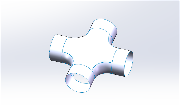 SolidWorks创建四通管，能否成功在于草绘的细节！的图15