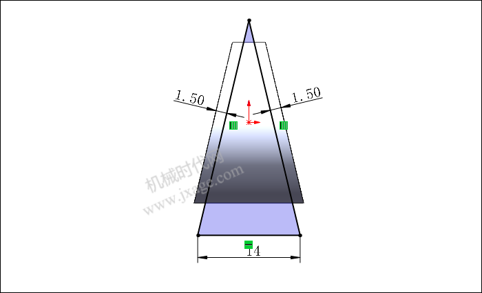 拉伸技巧!SolidWorks建模并渲染一个可变镂空环的图6