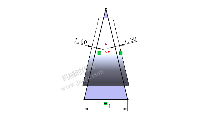 拉伸技巧！SolidWorks建模并渲染一个可变镂空环的图6