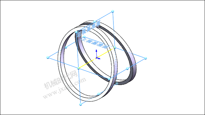 拉伸技巧！SolidWorks建模并渲染一个可变镂空环的图12