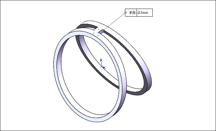 拉伸技巧!SolidWorks建模并渲染一个可变镂空环的图11
