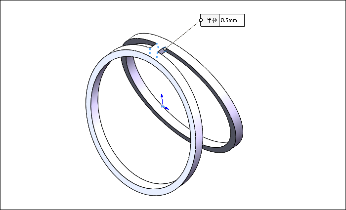 拉伸技巧！SolidWorks建模并渲染一个可变镂空环的图11