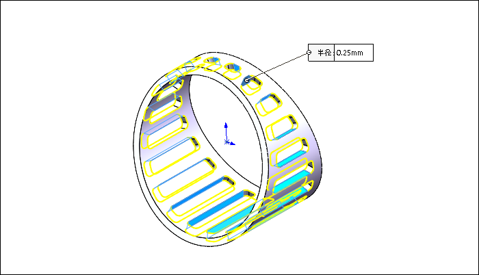 拉伸技巧!SolidWorks建模并渲染一个可变镂空环的图15