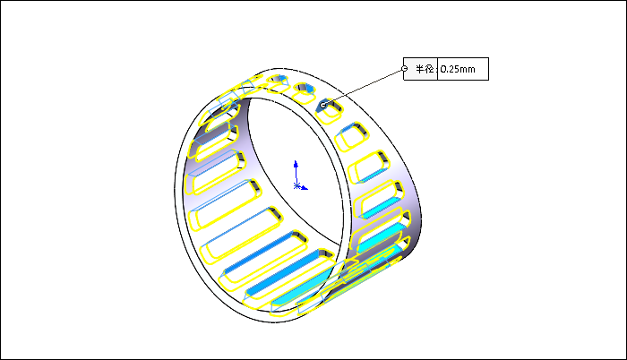 拉伸技巧！SolidWorks建模并渲染一个可变镂空环的图15