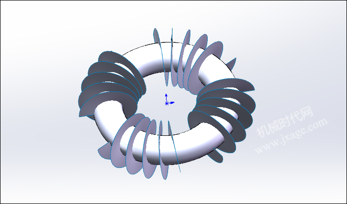 SolidWorks建模练习（50）：不规则弹簧的图8