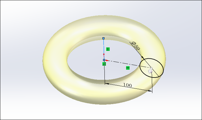 SolidWorks建模练习（50）：不规则弹簧的图3