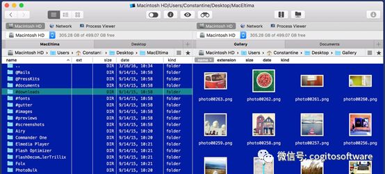 eltima Commander One：Mac双窗口文件管理器|支持Dropbox，google 云端硬盘，多种系统的文件传输