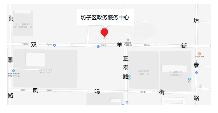 坊子区政务服务大厅地址