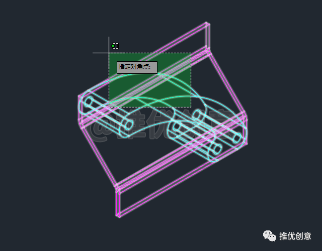 使用“交集”绘制三维实体 工程制图 autocad 机械制图 cad教学 cad画图教程的图58