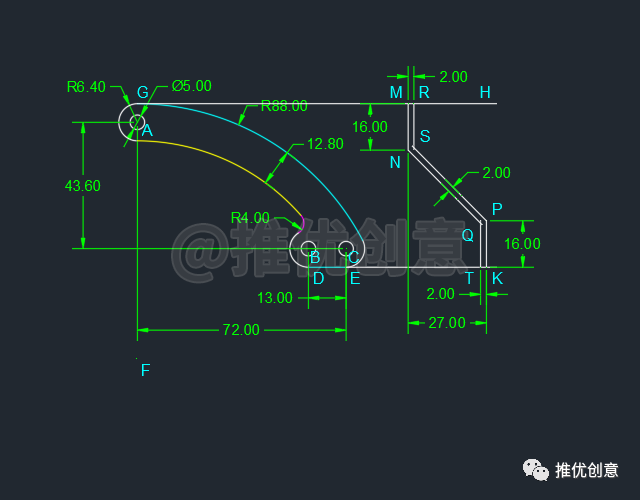 使用“交集”绘制三维实体 工程制图 autocad 机械制图 cad教学 cad画图教程的图24
