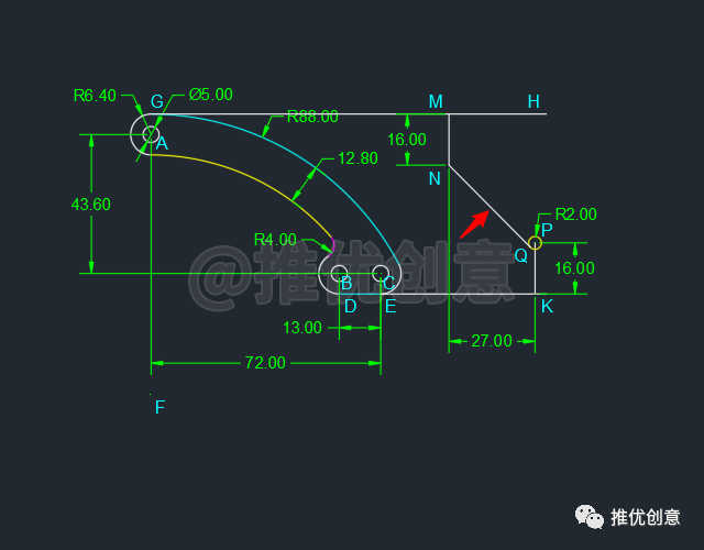使用“交集”绘制三维实体 工程制图 autocad 机械制图 cad教学 cad画图教程的图22