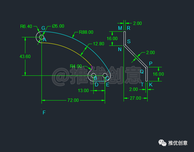 使用“交集”绘制三维实体 工程制图 autocad 机械制图 cad教学 cad画图教程的图25