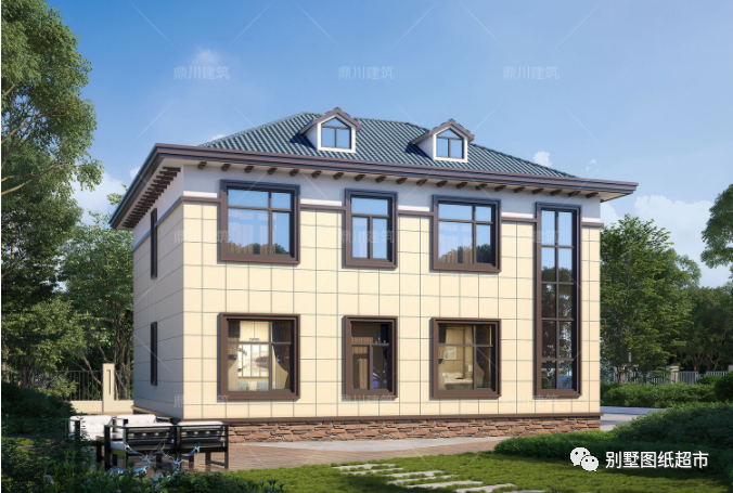 8套二层农村别墅端庄大方新中式美出新高度国人的理想住宅