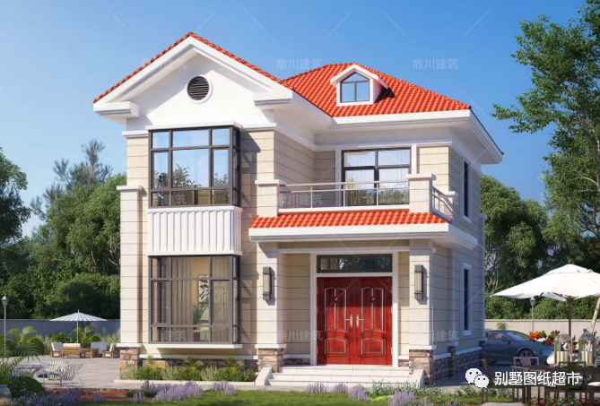 二层带露台小户型别墅建筑面积:231.34平方米占地面积:118.